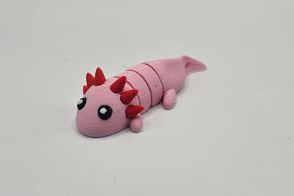 🦑 Porte-Clés Axolotl – Mystique & Adorable 💖