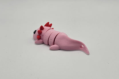 🦑 Porte-Clés Axolotl – Mystique & Adorable 💖