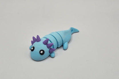 🦑 Porte-Clés Axolotl – Mystique & Adorable 💖