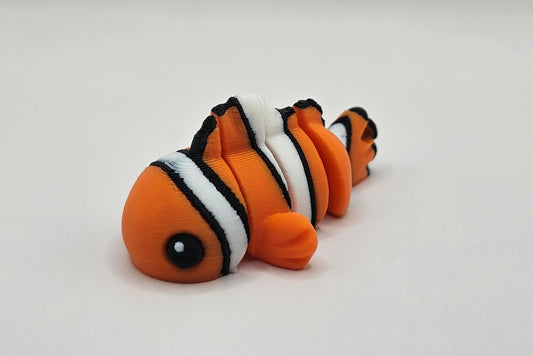 🎏 Porte-Clés Poisson Clown – Coloré et Joyeux 🌈