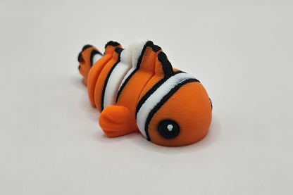 🎏 Porte-Clés Poisson Clown – Coloré et Joyeux 🌈