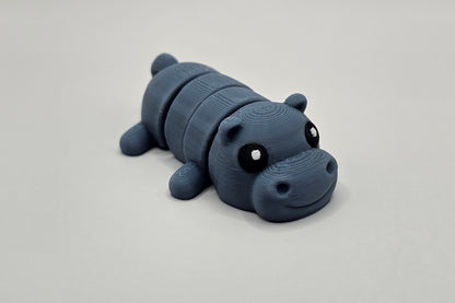 🦛 Porte-Clés Hippopotame – Paisible & Imposant 🌊