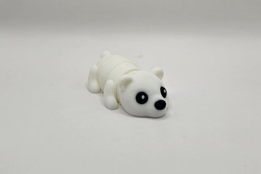 🐻‍❄ Porte-Clés Ours Polaire – Majestueux et Élégant ❄️