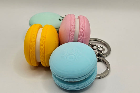 🍪 Porte-Clés Macaron – Mignon & Coloré 🎯