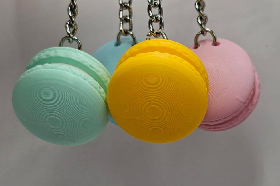 🍪 Porte-Clés Macaron – Mignon & Coloré 🎯