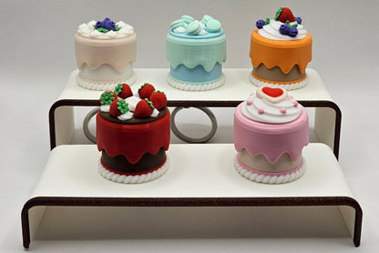 🎂 Porte-Clés Gâteau – Gourmand, Coloré 🍓