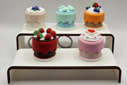 🎂 Porte-Clés Gâteau – Gourmand, Coloré 🍓